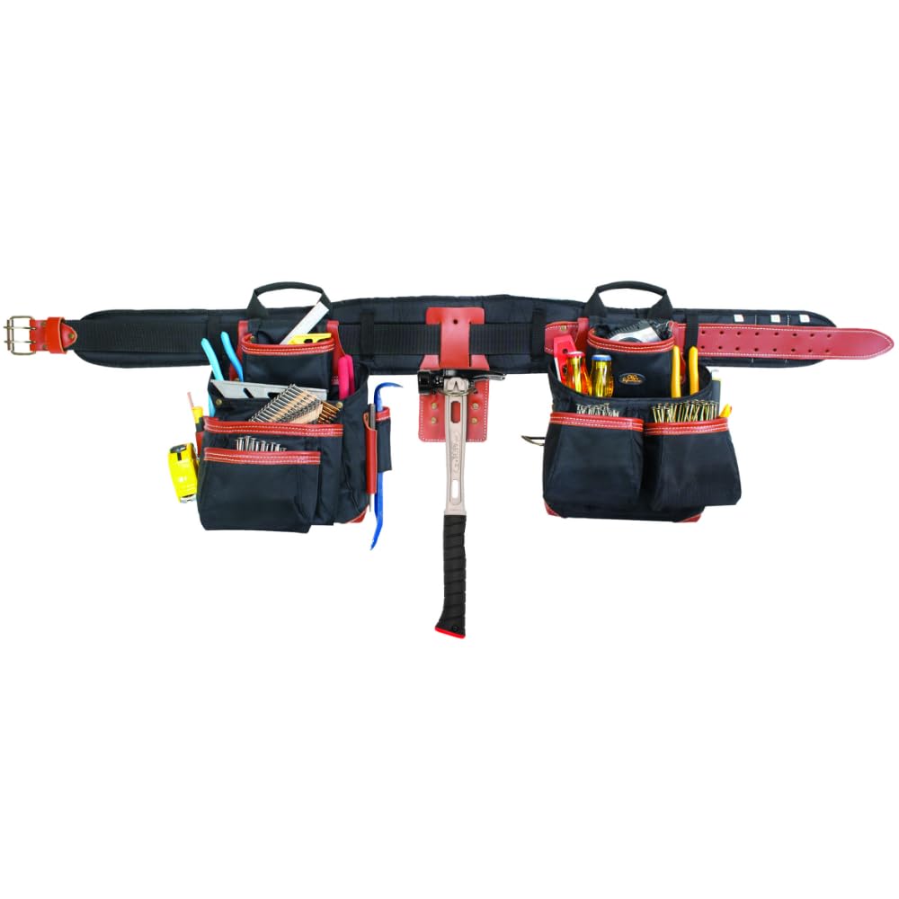 Black Brown 4 Piece Tool Belt T1247