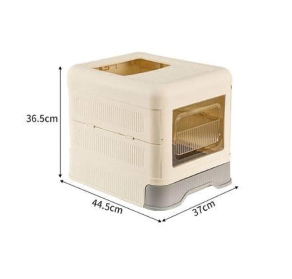 Fully Enclosed Cat Litter Box with Lid and Drawer M958512