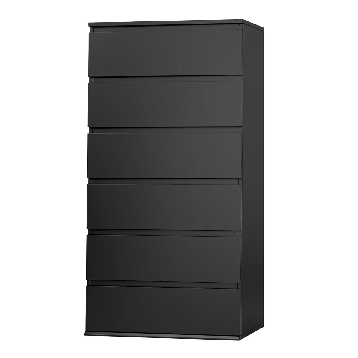 Black 6 Drawer Dresser U875