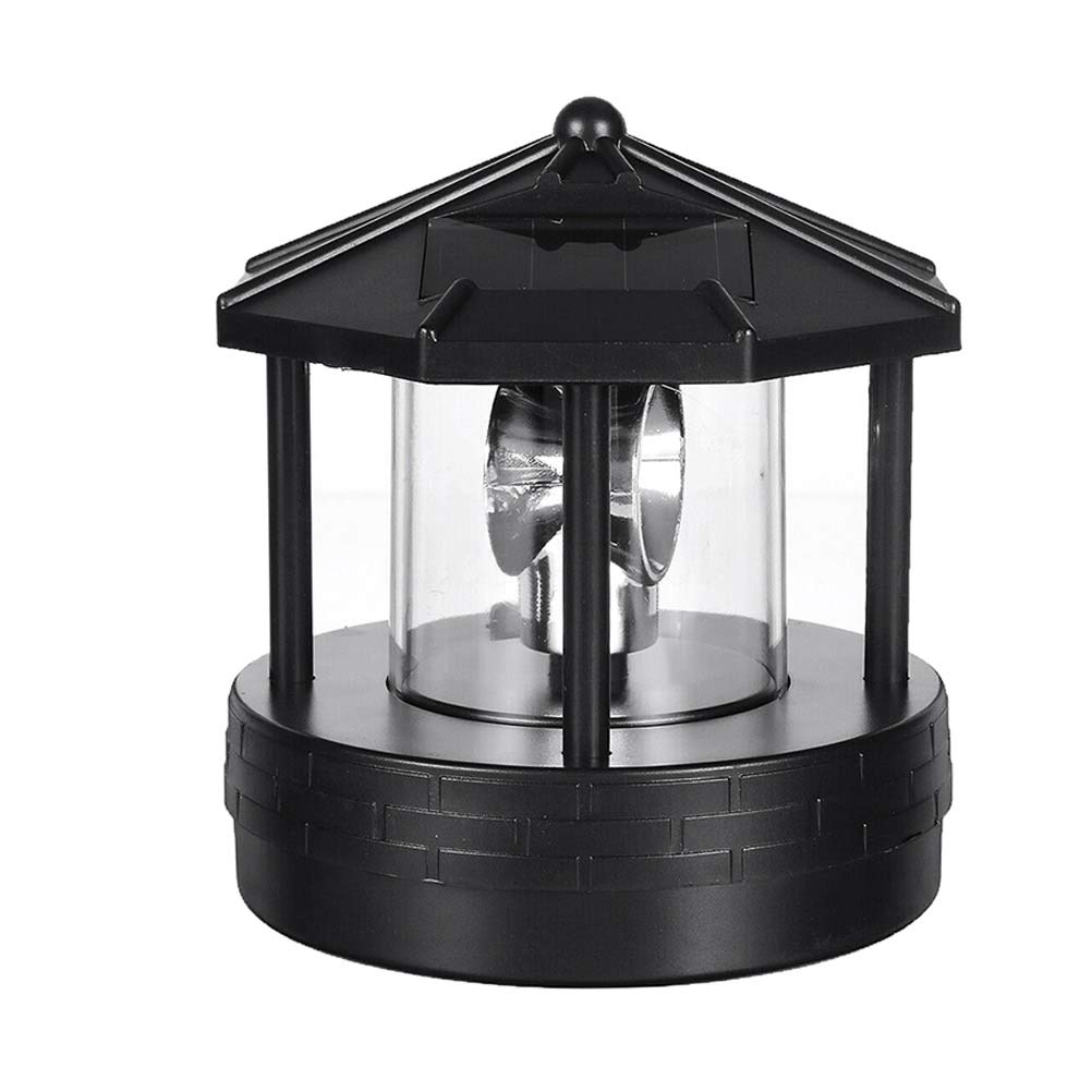 Solar Powered Rotating Lighthouse Decorative Light D55052