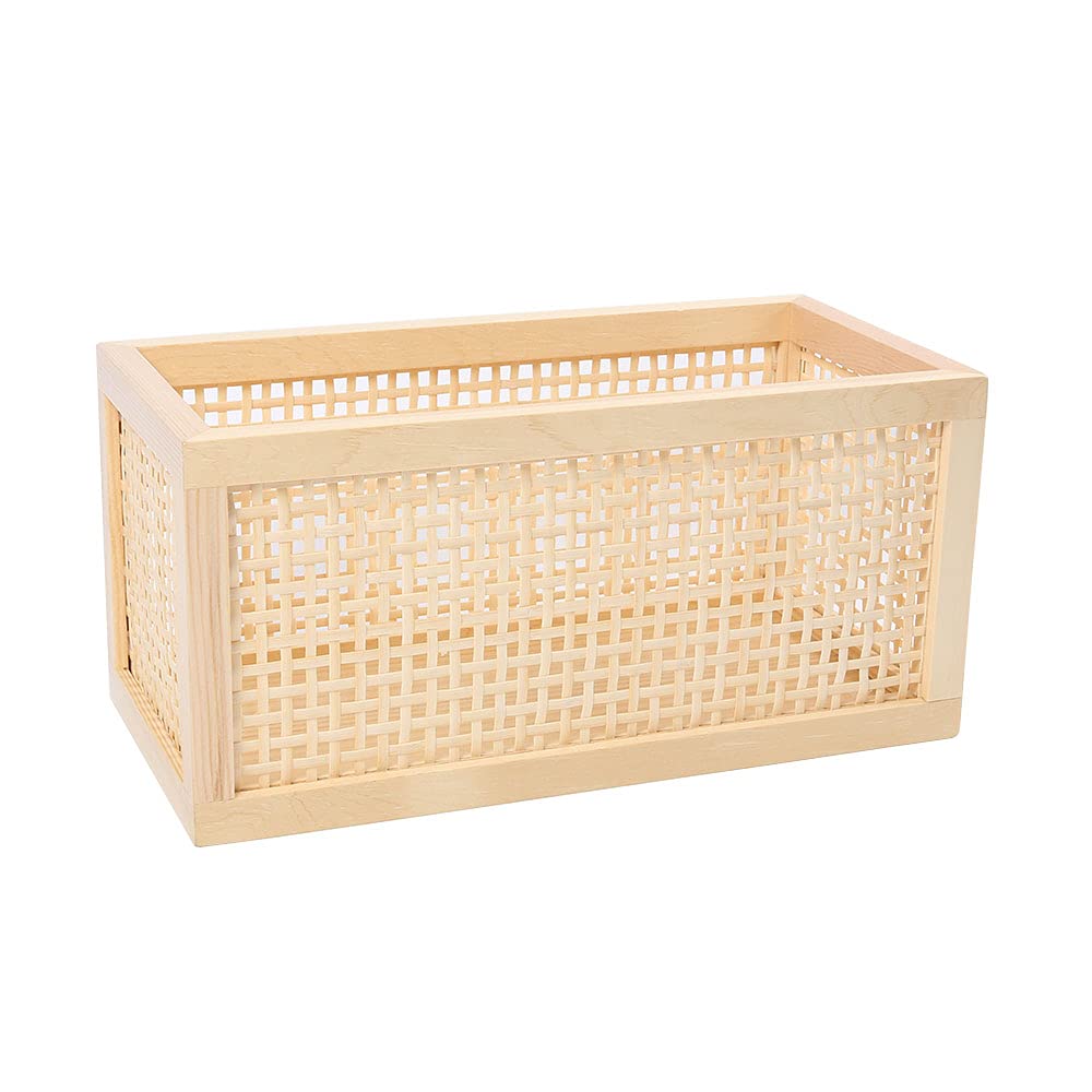 Rectangular Rattan Woven Storage Basket H415090