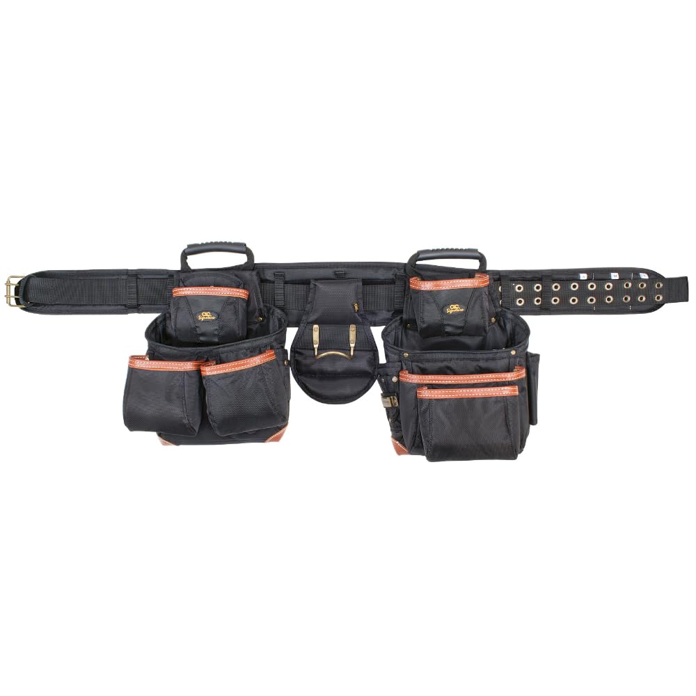 Black Brown 4 Piece Tool Belt T1247