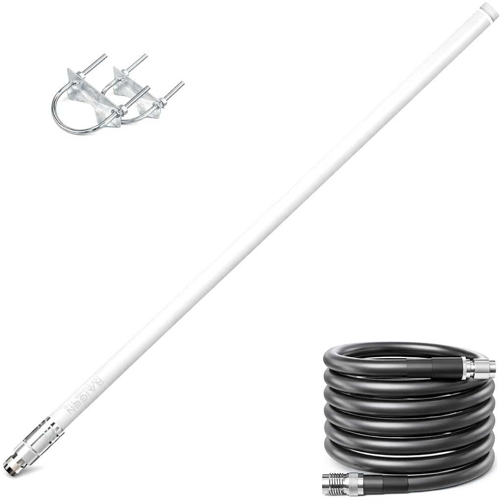 8 dBi LoRa 915 MHz Outdoor Omni-Directional Antenna with 5ft Cable V307