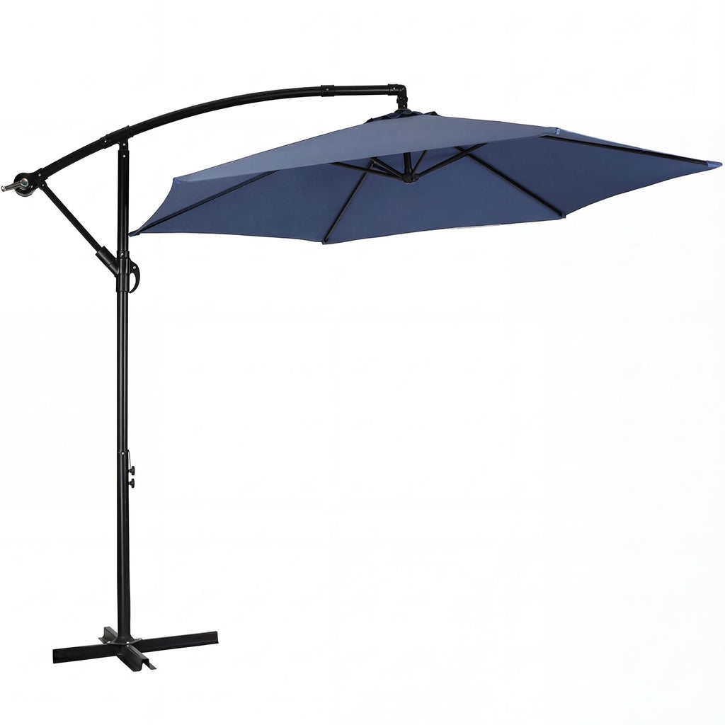 Offset Cantilever Patio Umbrella with Tilt and Crank A131099