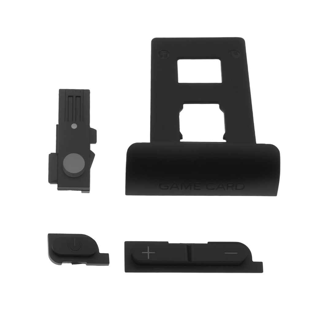 Black Game Console Power Volume Button Card Slot Cover G138