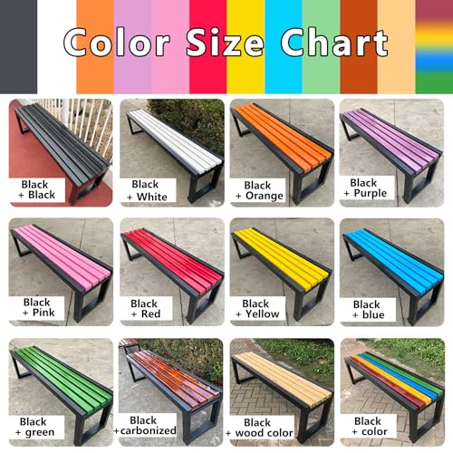 Weatherproof Metal Cast Iron Park Bench L865