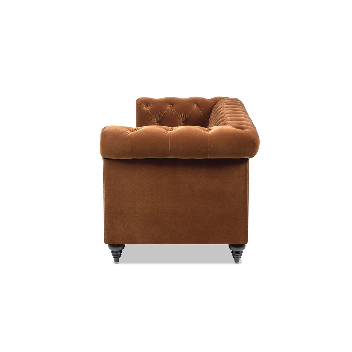 Burnt Orange Performance Velvet Sofa B878