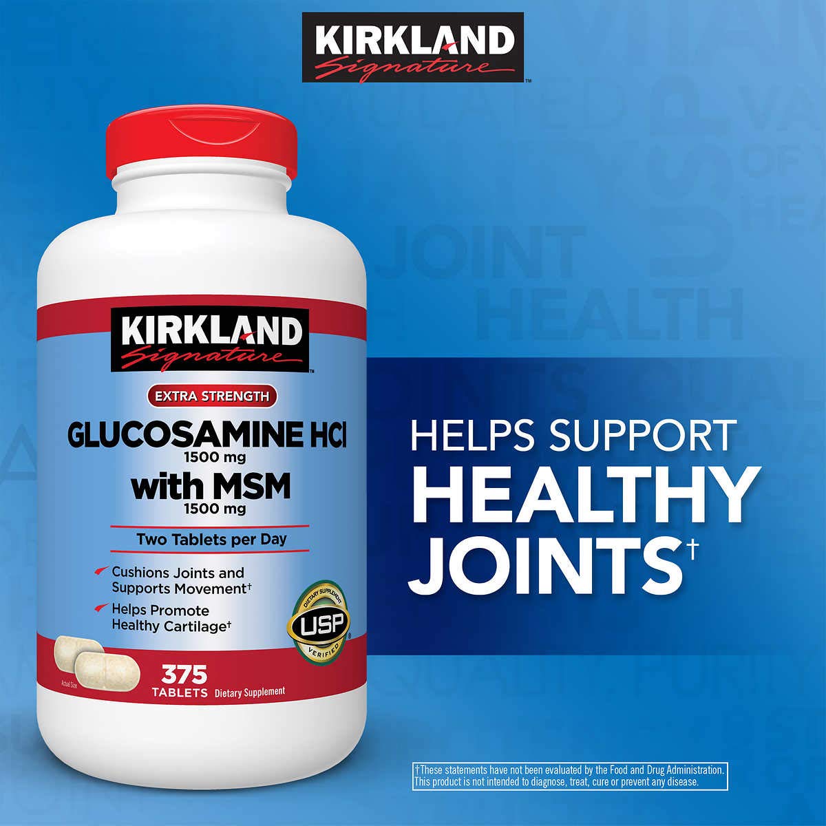 Glucosamine with MSM 375 Tablets 5 Pack L806025