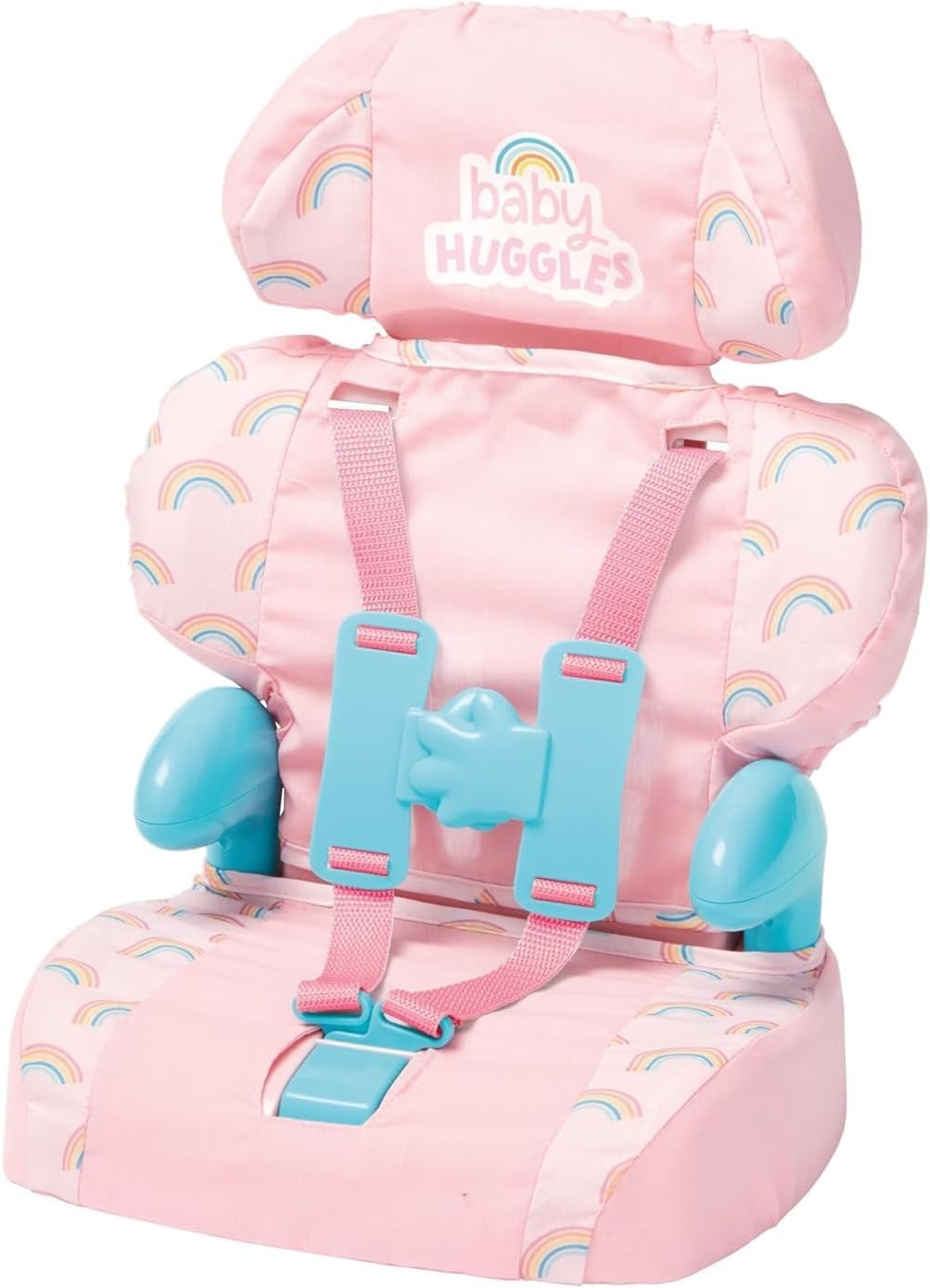 Pink Booster Seat for Dolls with Adjustable Headrest & Buckles N735339