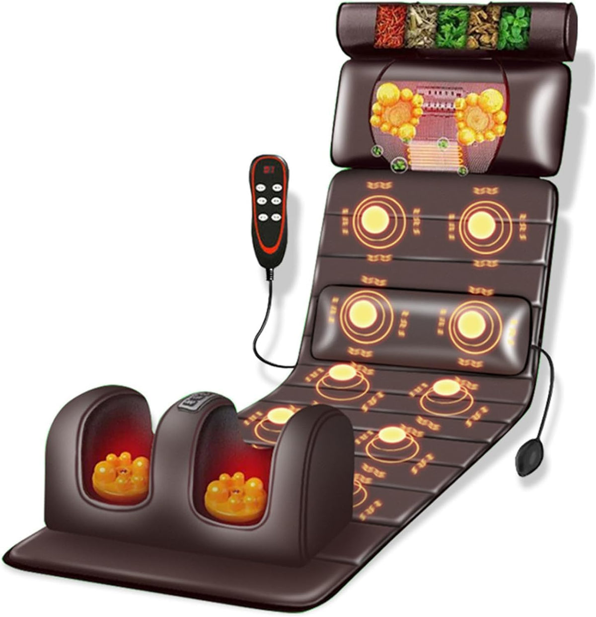 Full Body Massage Mat with Heat Kneading & Vibration U253