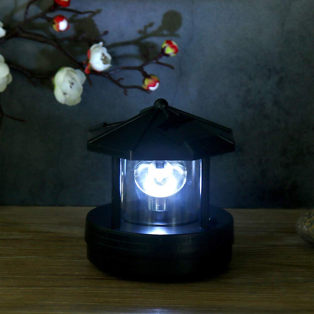 Solar Powered Rotating Lighthouse Decorative Light D55052