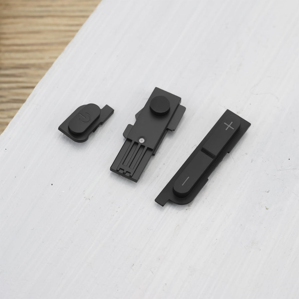 Black Game Console Power Volume Button Card Slot Cover G138