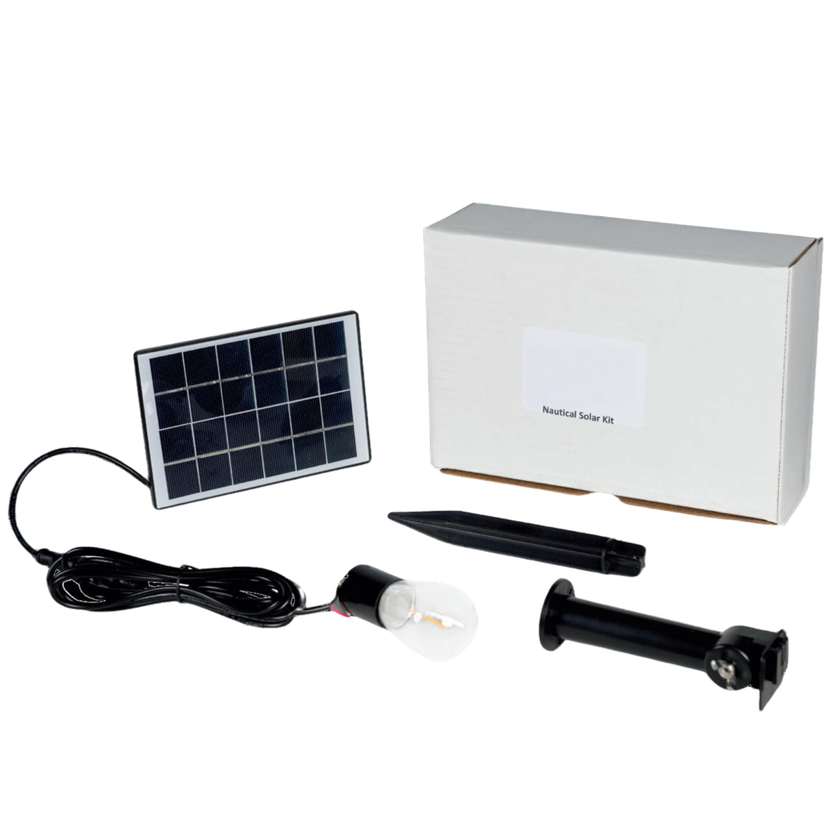 Solar Powered Lighthouse Kit with LED Lights V8005