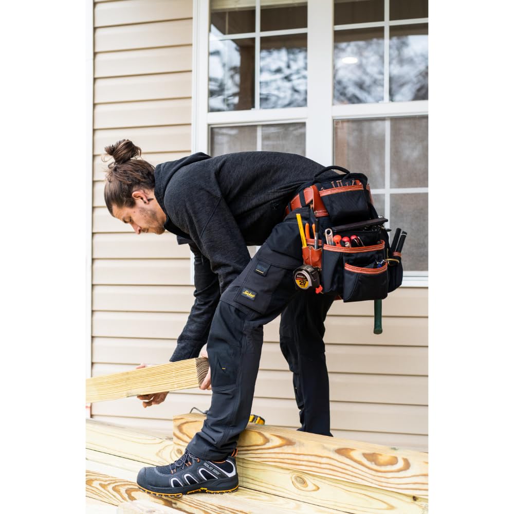 Black Brown 4 Piece Tool Belt T1247