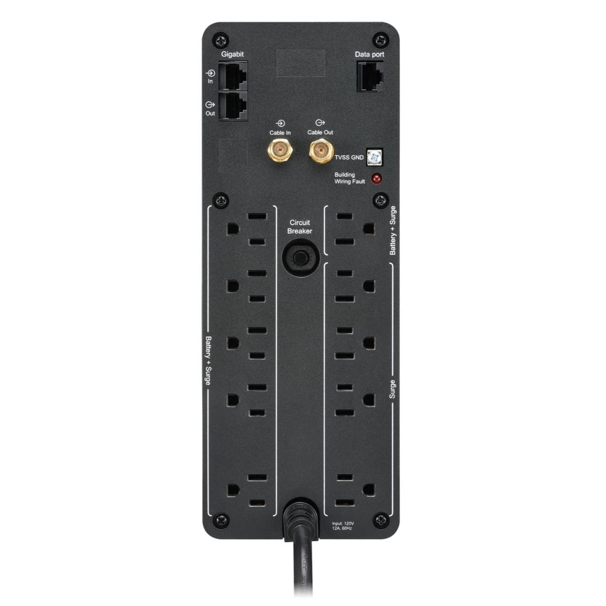 1500VA UPS Battery Backup & Surge Protector with AVR W26978