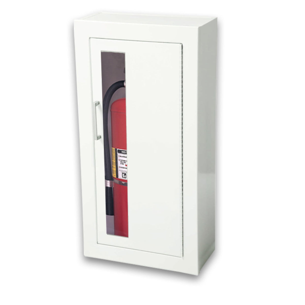 Surface-Mount Fire Extinguisher Cabinet Vertical Glass Door U4174