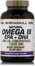 Omega-3 EPA & DHA 1,000 mg Softgels 90 Softgels 4 Bottles R859364