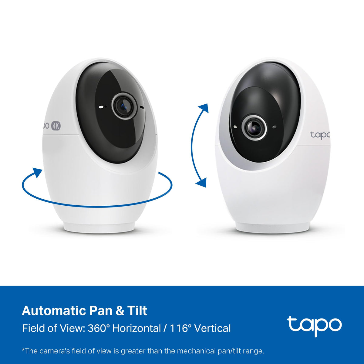 4K Indoor Pan/Tilt Wired Security Camera X1698
