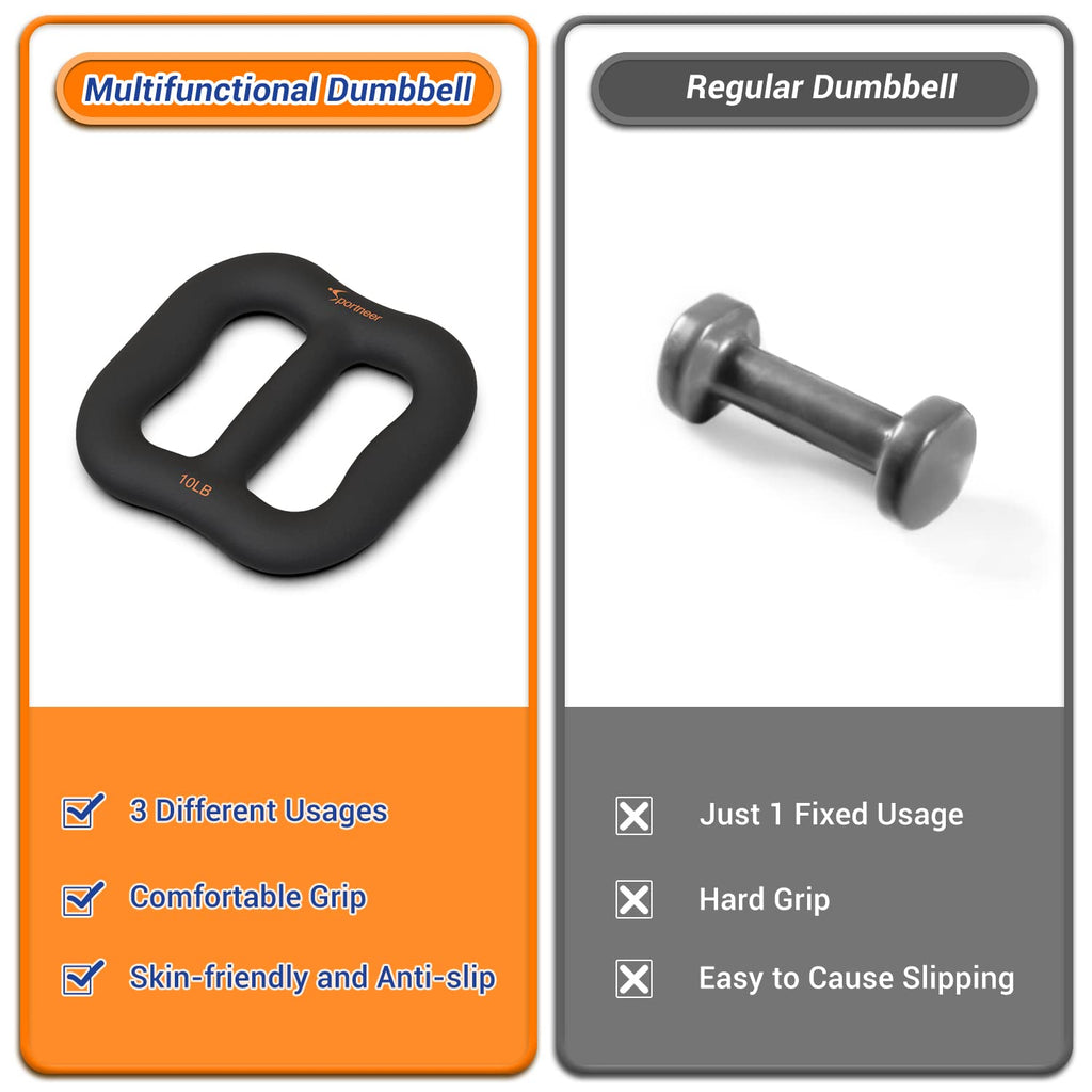 10 lbs Ring-Shaped Dumbbell K3906