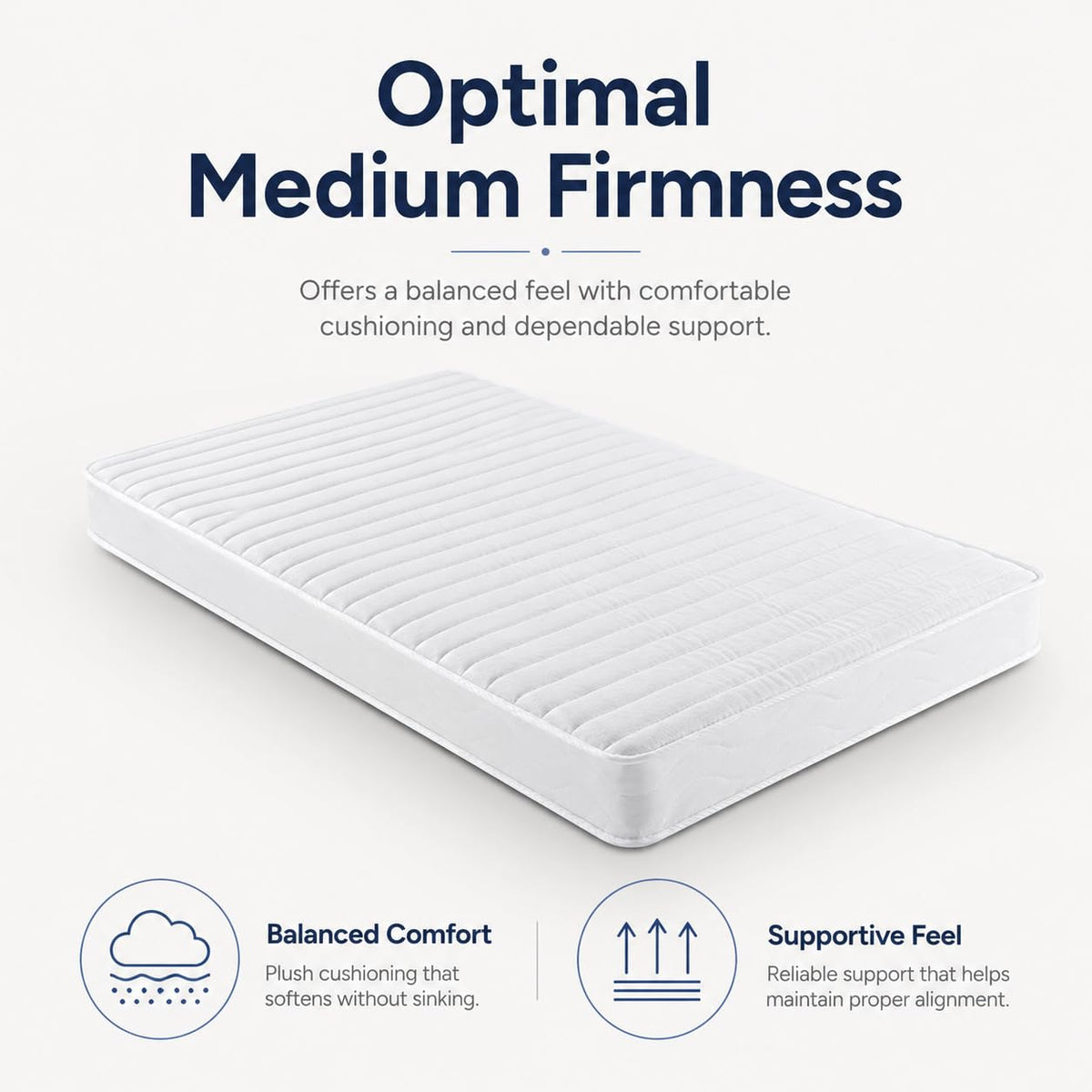 5 Inch Medium Firm Gel Memory Foam Mattress F804