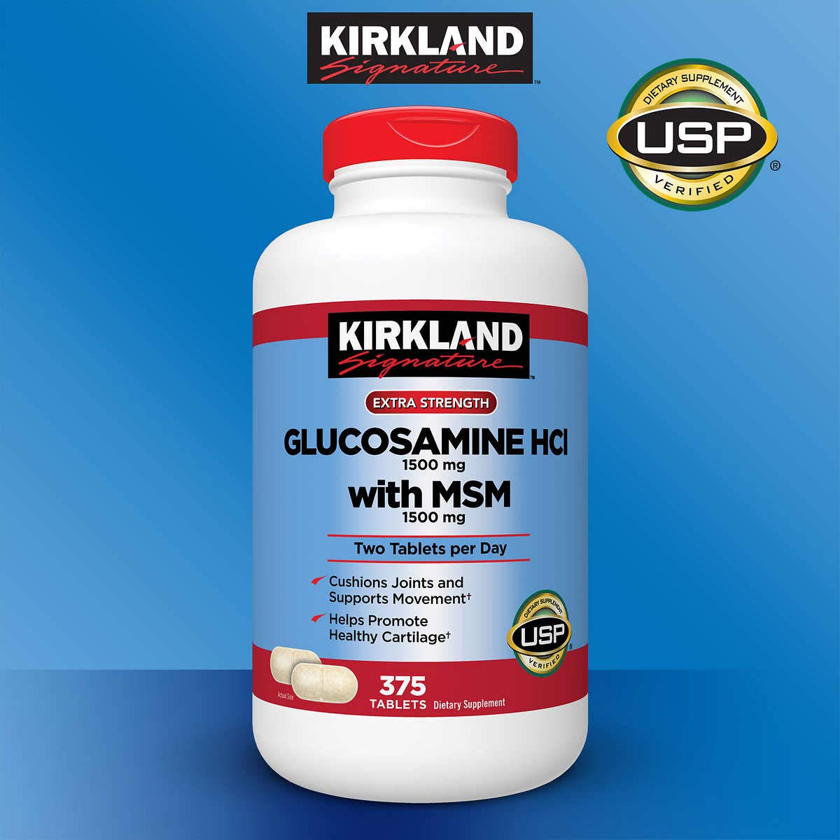 Glucosamine with MSM 375 Tablets 5 Pack L806025