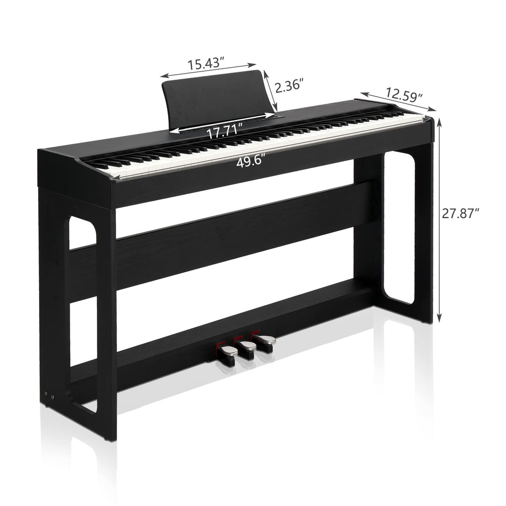 88 Key Fully Weighted Action Upright Piano Q748026