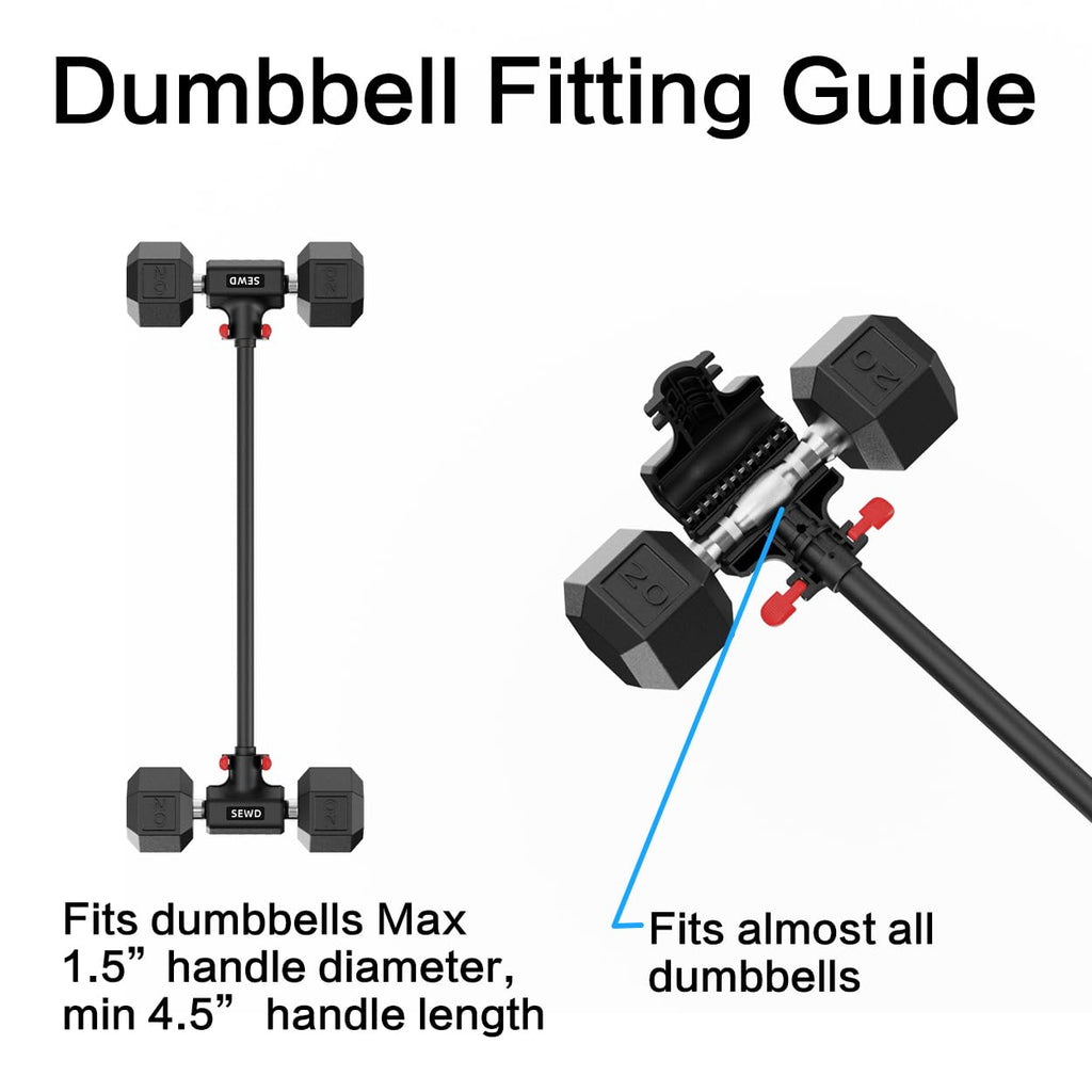 Dumbbell Converter, Up to 220LB Capacity T1077