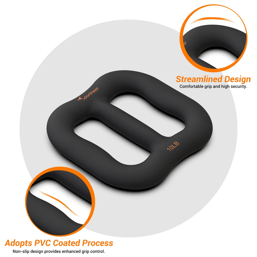 10 lbs Ring-Shaped Dumbbell K3906