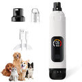 Dog Nail Grinder with LCD Screen, 6 Speeds, 4 Grinding Heads B47705