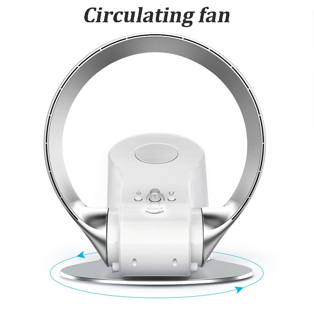 Bladeless Cooling Table Fan Wall Mount 3 Speeds Timer A219079
