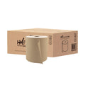 Hardwound Paper Towels, 8" x 800', 100% Recycled, Natural, Case Of 6 Rolls N30024