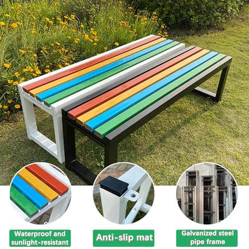 Weatherproof Metal Cast Iron Park Bench L865