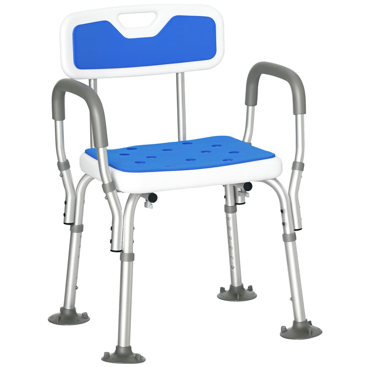 Padded Shower Chair with Arms and Back U725198