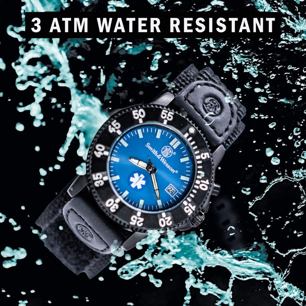 Men’s Tactical Field Watch with Backlight, 3ATM Water Resistant, Quartz, 40mm J4405
