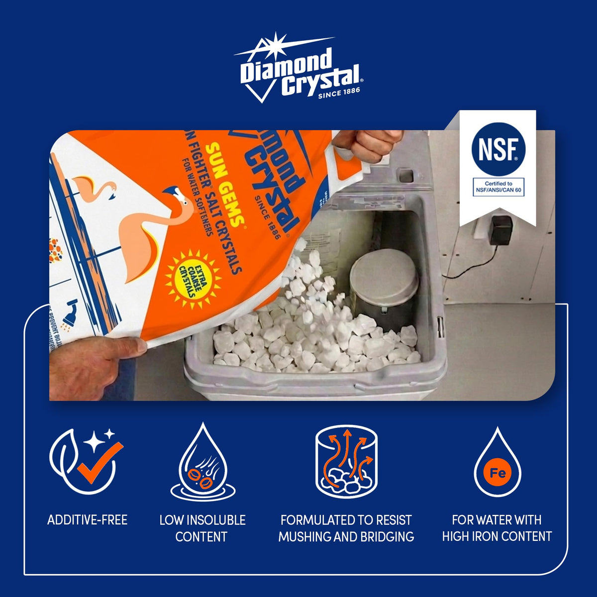 4 Pack Water Softener Salt, 40 Pounds Y98900