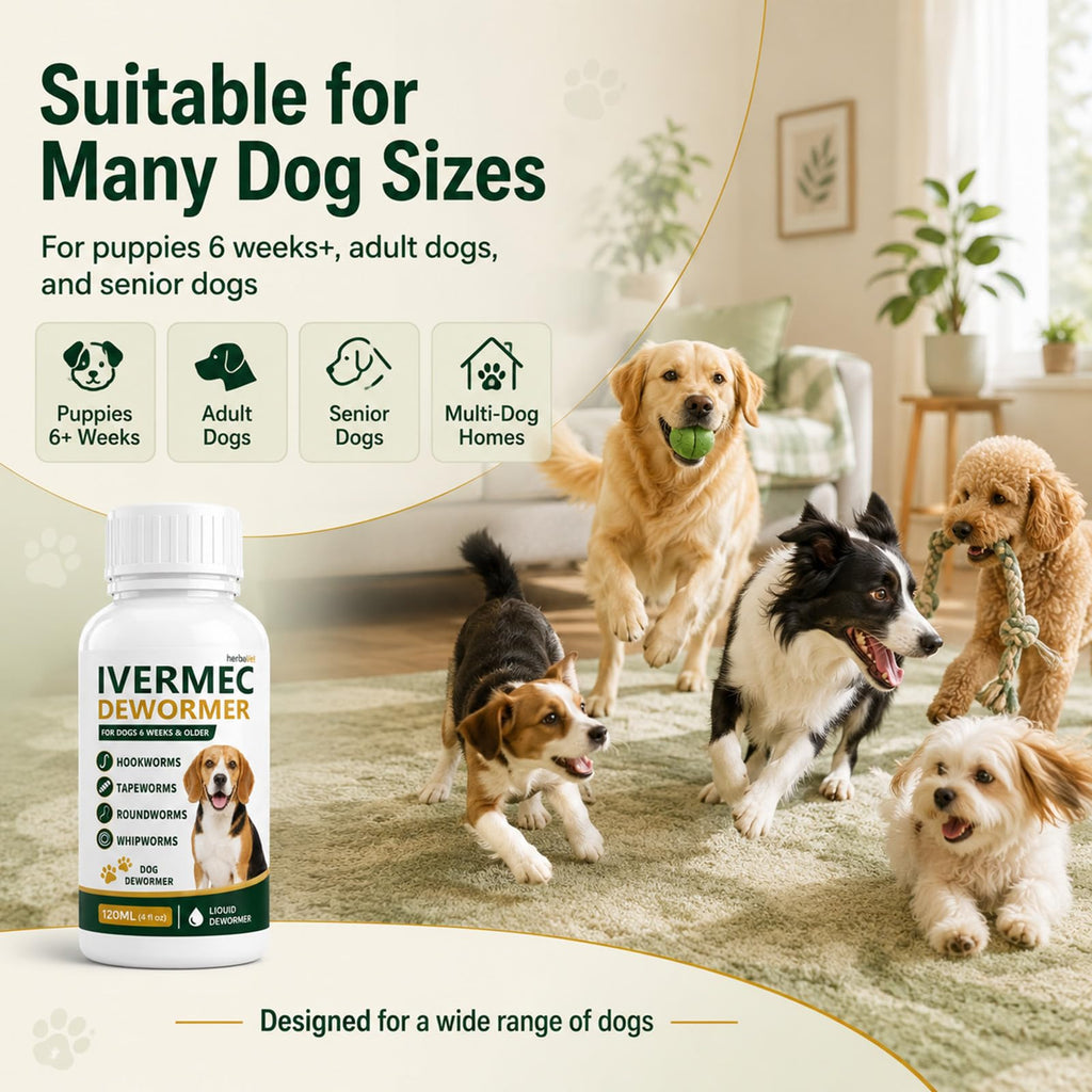 Broad Spectrum Dog Dewormer Liquid 120ml H96440
