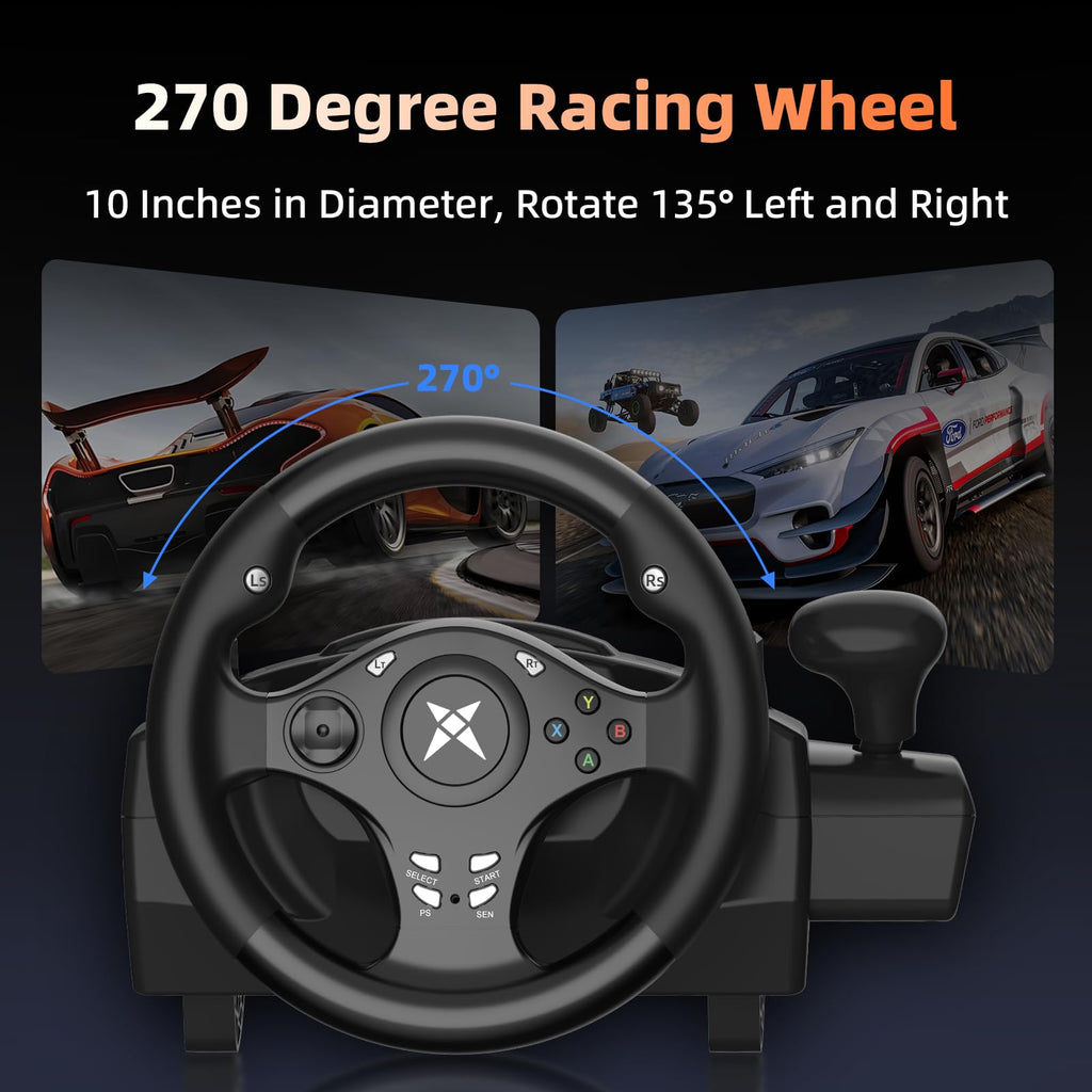 Gaming Steering Wheel with Pedals I529305