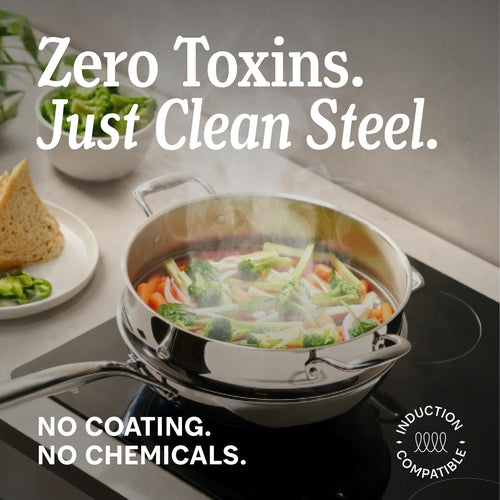 3-Piece Stainless Frying Pan Set B4470