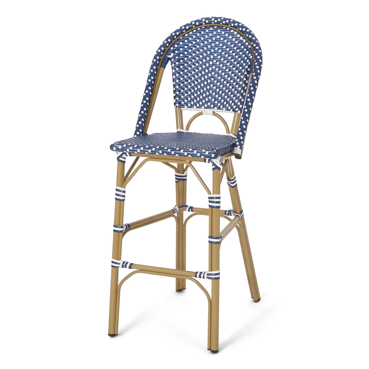 29.5" PE Rattan Bar Stool Set of 2 Q5866
