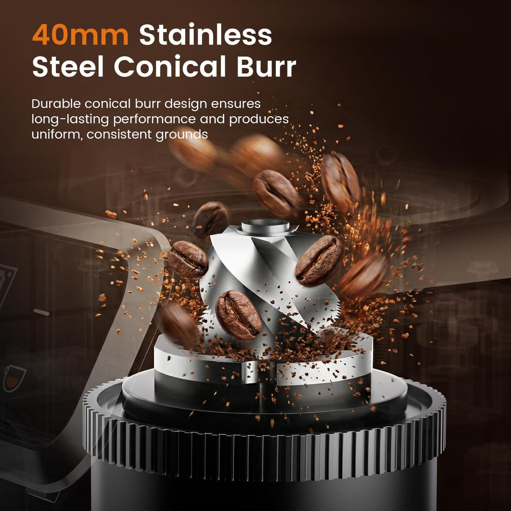 Electric Burr Coffee Grinder, 30 Settings B31370