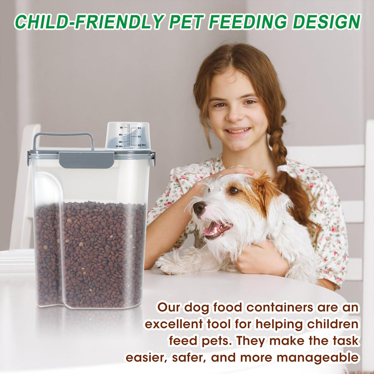 Airtight Pet Food Storage Containers 2 Pack P48269