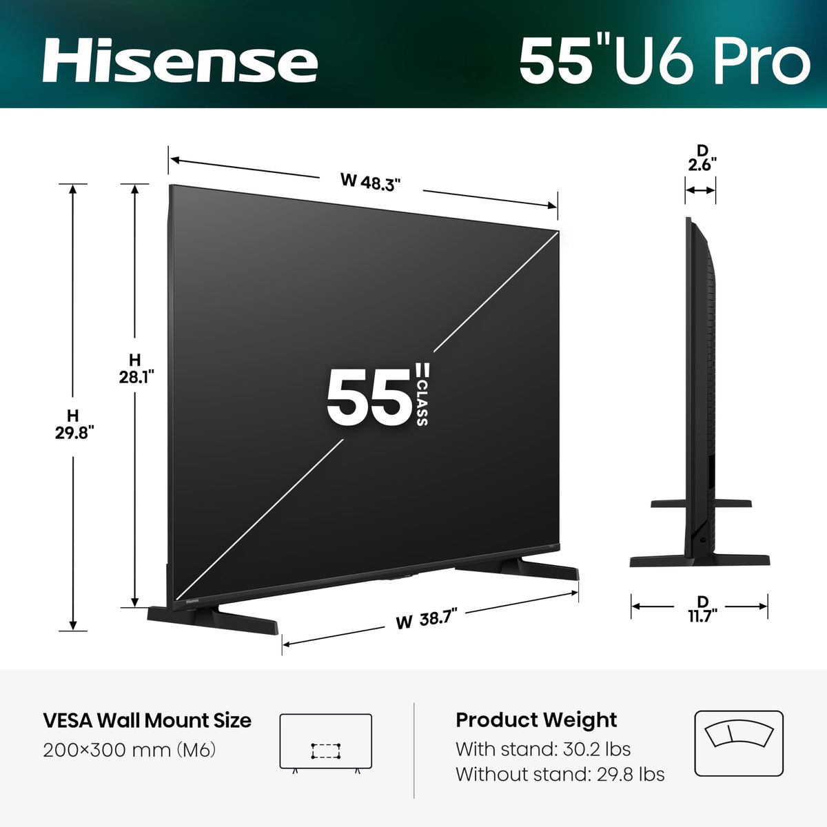 55" Mini-LED 4K UHD Smart Fire TV M800355