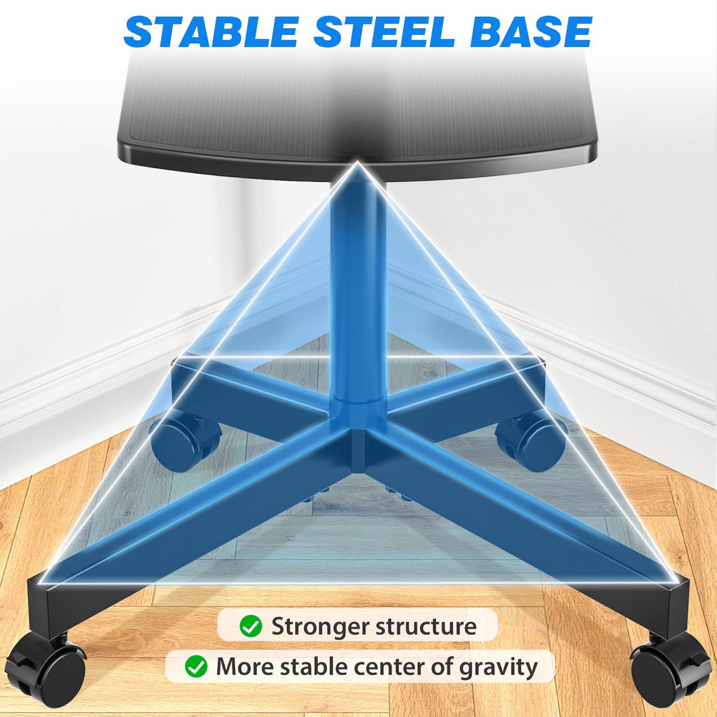 Mobile TV Stand for 23-65 Inch Flat Curved TVs Black P411