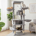 68 Inches Multi-Level Cat Tree Tower with Sisal Scratching Posts N91781