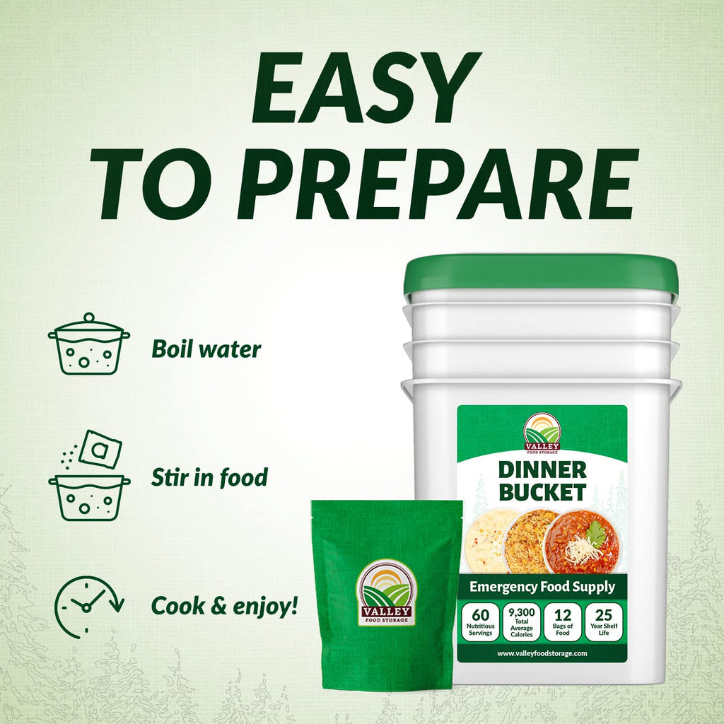 60 Serving Emergency Food Supply Bucket K873562