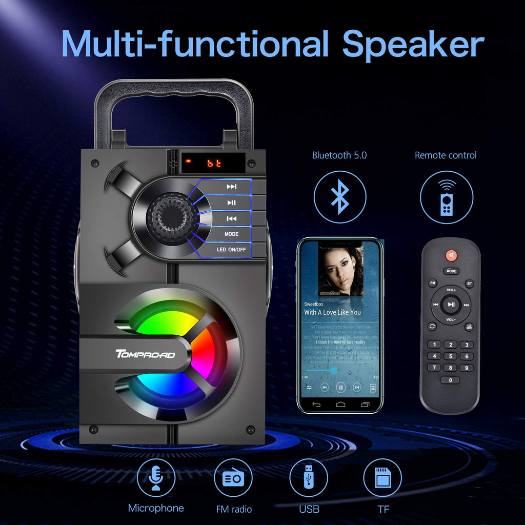 Portable Bluetooth Speaker with Subwoofer X77825