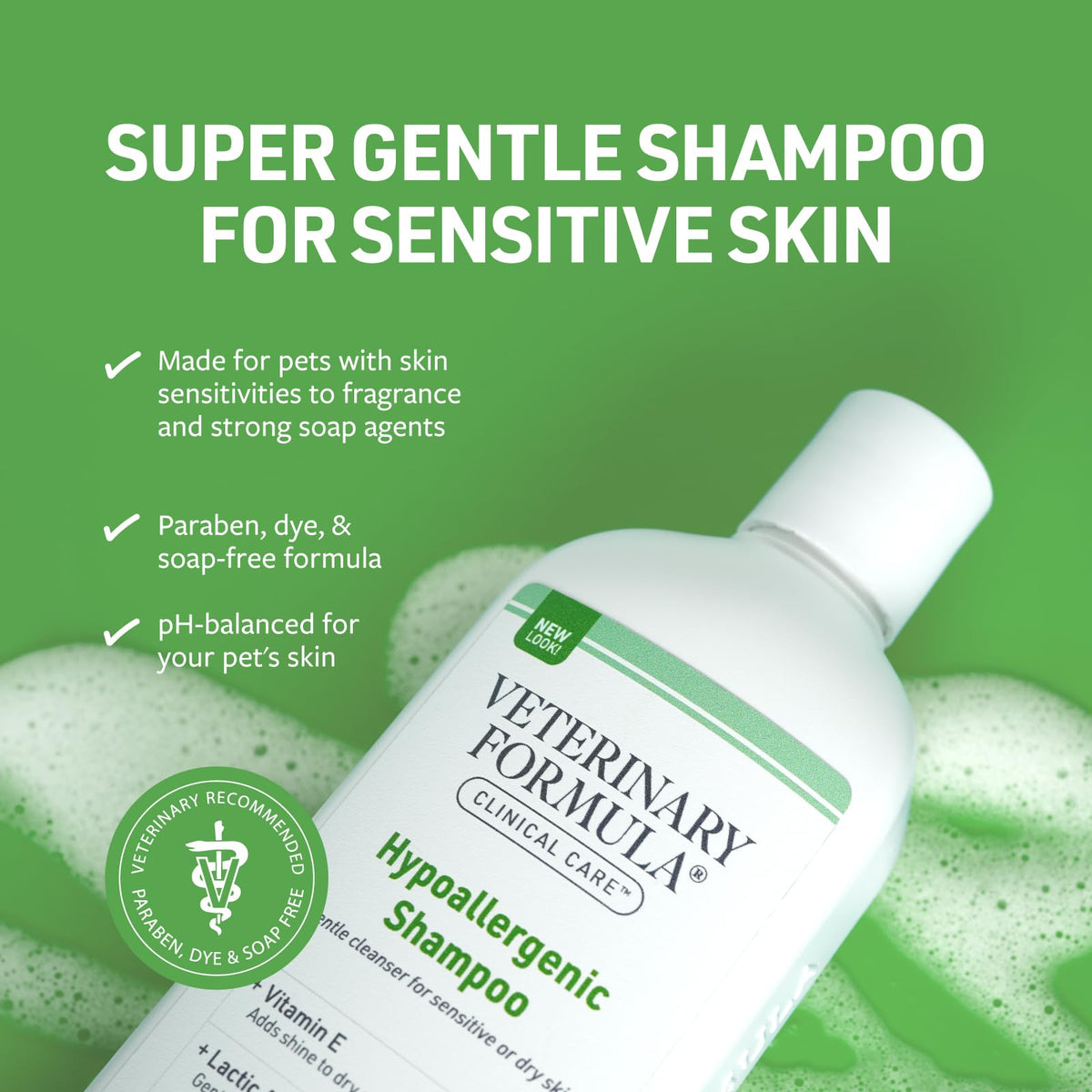 Hypoallergenic Shampoo, 16 oz N150797