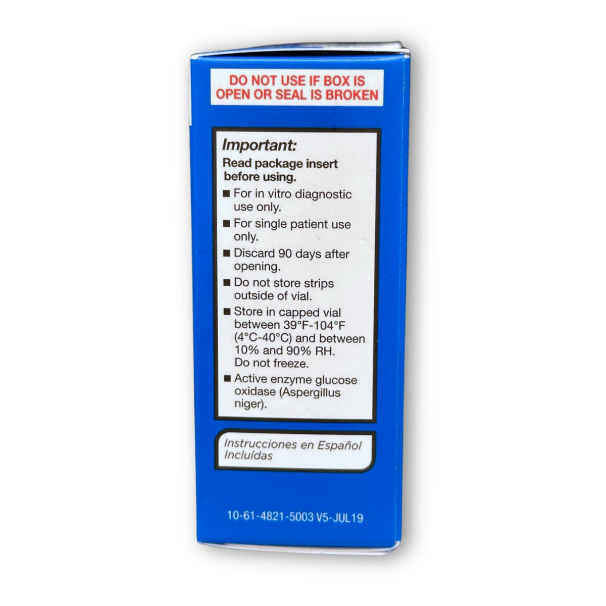 Blood Sugar Test Strips 50ct W39916