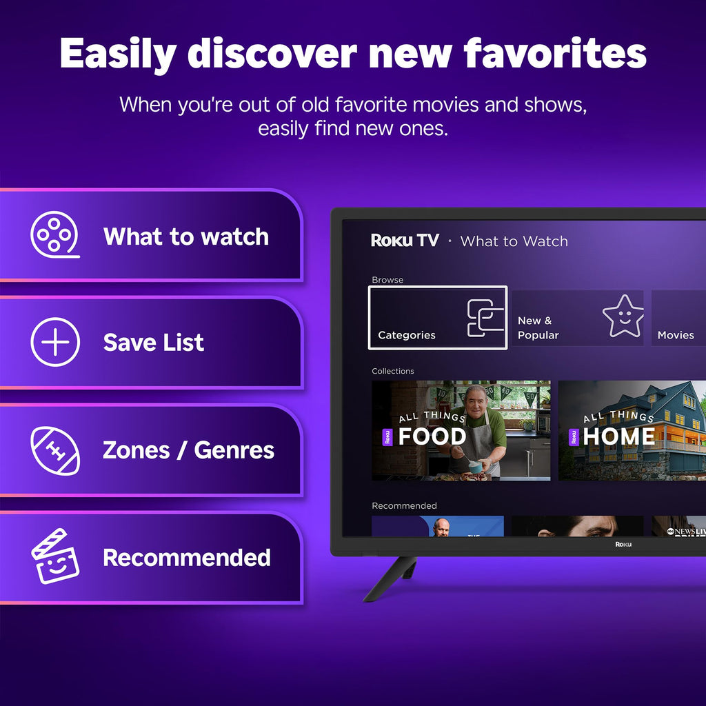 32-Inch 720p HD LED Smart TV F498109