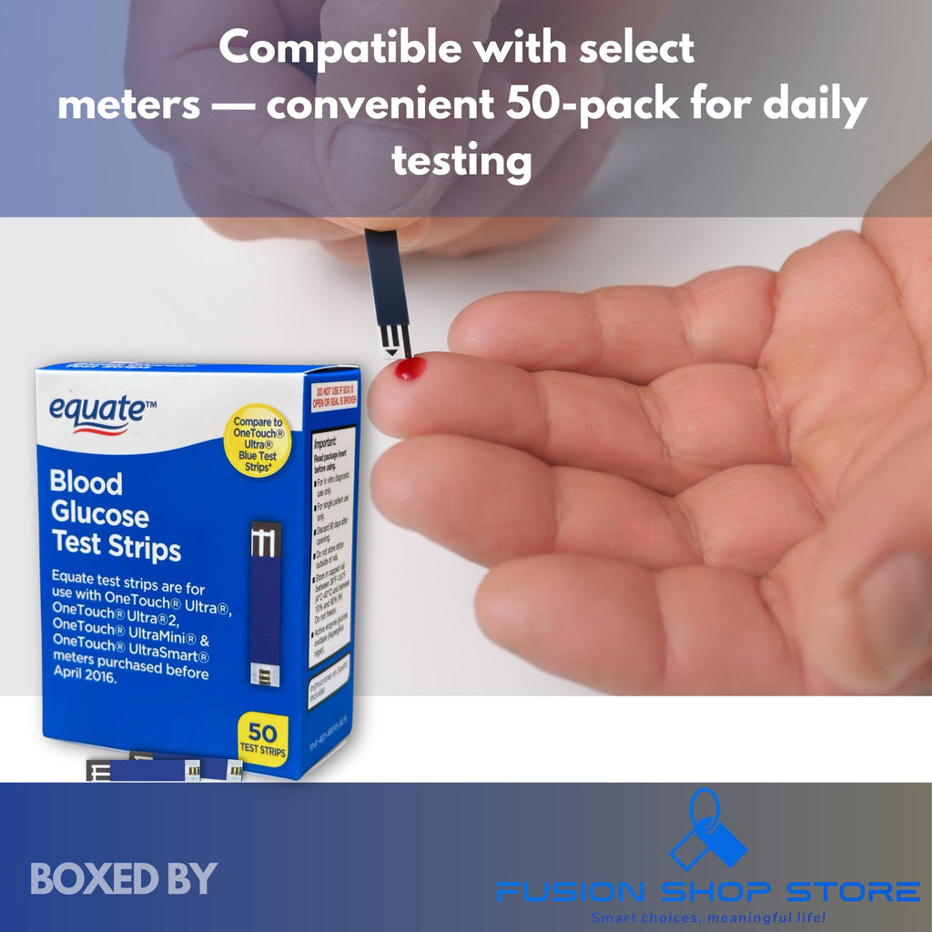 Blood Sugar Test Strips 50ct W39916